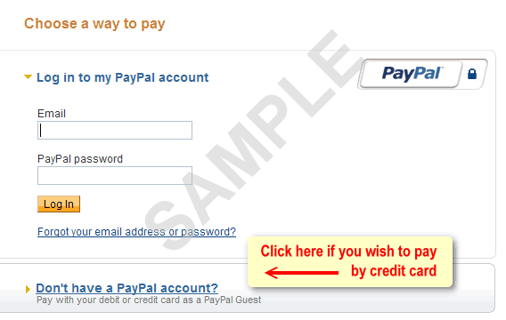 Paypal sample